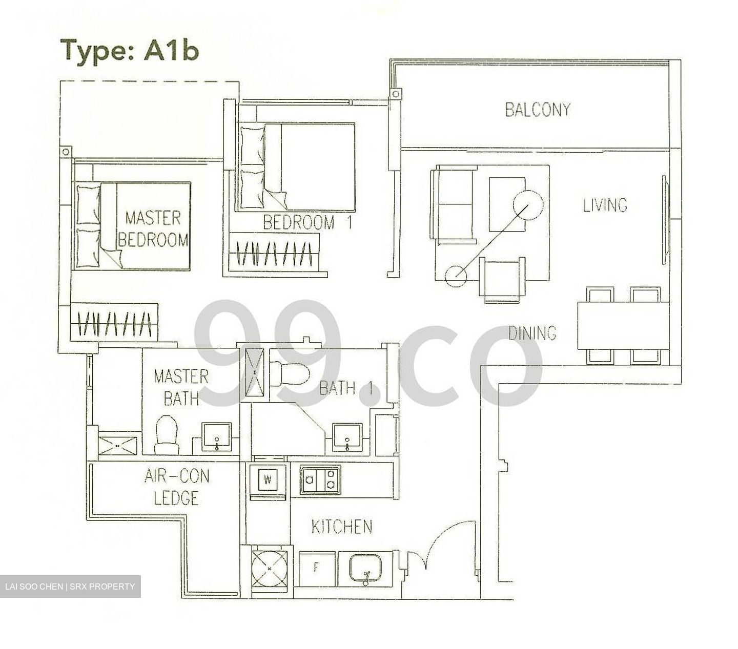 Watercolours (D18), Condominium #602371181
